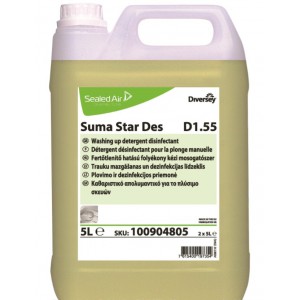 Suma Star Des D1.55 fertőtlenítő hatású folyékony kézi mosogatószer