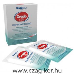 Bradolife Kéz-, Bőr- és Felületfertőtlenítő kendő 5db/doboz