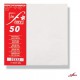Infibra szalvéta 2r. fehér 33*33cm 50db/csomag 48cs/karton