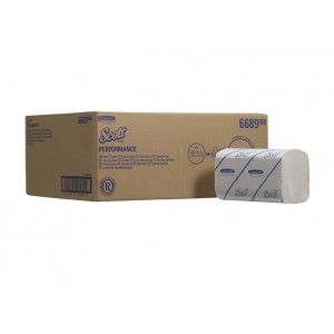 Kimberly Clark Scott Performance Small hajt.kéztörlő 1r.fehér 21*21,5cm 15*274lap/karton KC-6689