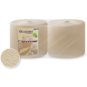LucArt Econatural 3800  ipari papírtörlő 3 rétegű   2 tekercs/karton  851217