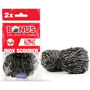 BONUS Inox spirál fém dörzsi 2db/cs