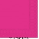 Fato 2 rétegű, 33x33 szalvéta fuxia
