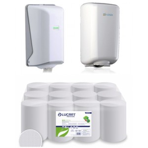 Lucart Eco CL 2.13 dudanélküli tekercses kéztörlő 80m/tekercs 12tek/karton 861099