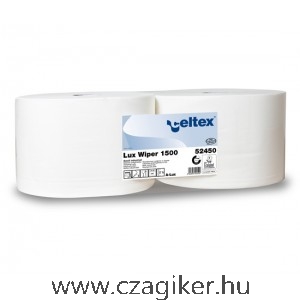 Celtex Lux Wiper ipari papírtörlő 2r.fehér cellulóz 1500 lap/tekercs  2 tekercs/karton 52450