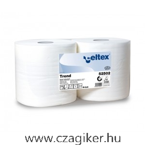 Celtex Trend ipari papírtörlő 2r.fehér cellulóz 800 lap/tekercs  2 tekercs/karton 52502