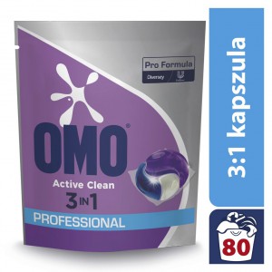 OMO Active Clean 3 in 1 mosókapszula 80db/csomag