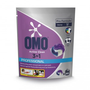 OMO Active Clean 3 in 1 mosókapszula 80db/csomag