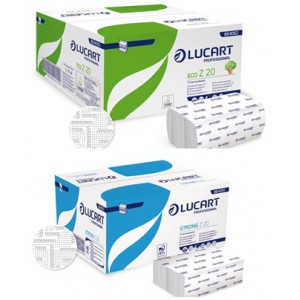 Lucart   Z20 SLIM hajtogatott k&eacute;zt&ouml;rlő