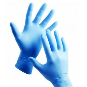 GUARDER Industry k&eacute;k  nitril eldobhat&oacute;  p&uacute;dermentes kesztyű