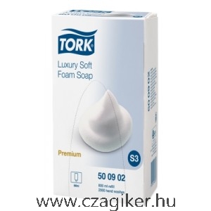 Tork Premium habszappan luxus 6*800ml/karton S3 (SCA-500902)