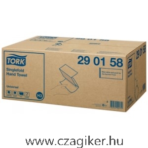 Tork Universal Z hajt.kéztörlő soft 23*23cm 15*300lap/karton SCA-290158